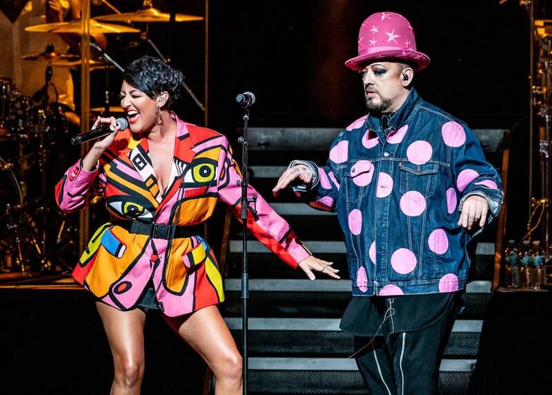 Check out the photos from the Boy George & Culture Club, Berlin, and Howard Jones concert at the Rose Music Center on Saturday, August 5th, 2023.
