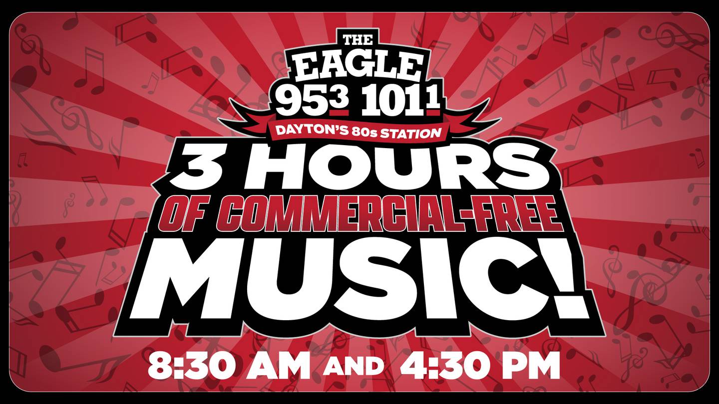 The Eagle Is Commercial-Free Twice Every Weekday!