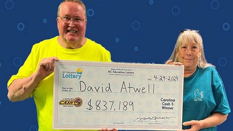 David Atwell said his sister had a dream ahead of his $837,187 Cash 5 jackpot win Saturday, according to the North Carolina Education Lottery.