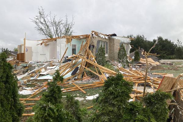 Photos: Tornado causes major damage in Gaylord, Michigan