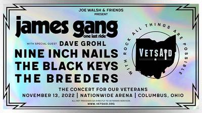 Joe Walsh's 2022 VetsAid concert to feature James Gang reunion, Dave Grohl, NIN, The Black Keys & more